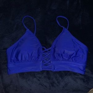 Royal Blue Bikini Top